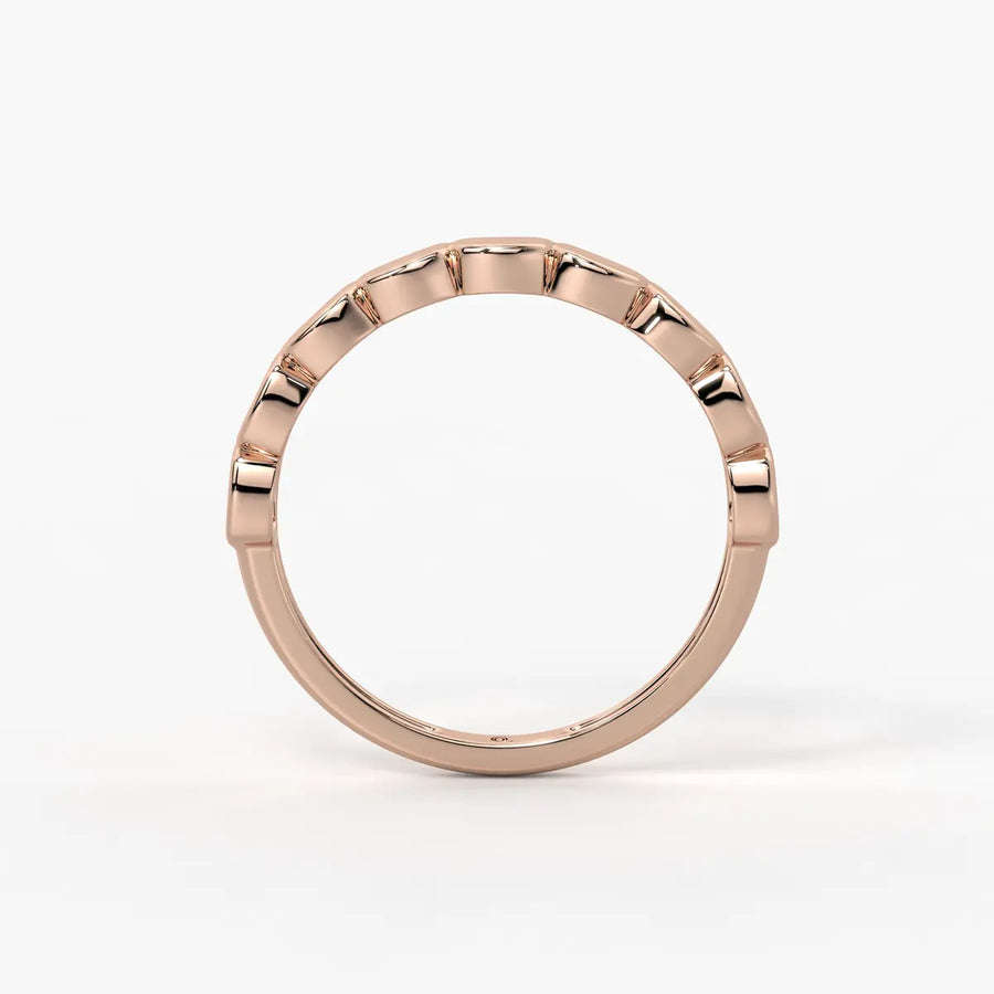 Cubora Bold Curve Band Ring
