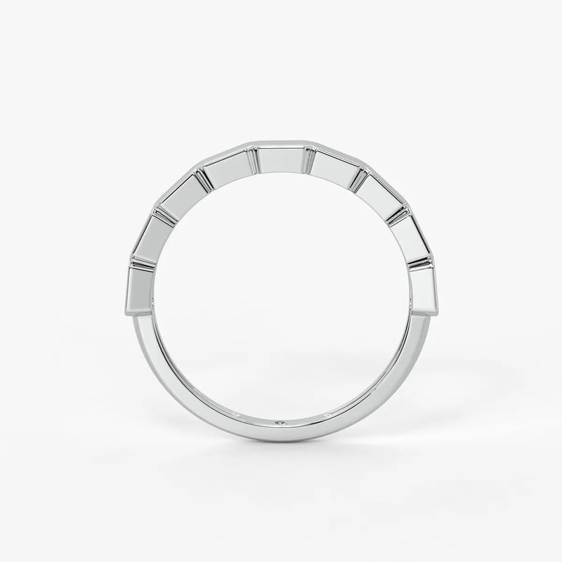 Edgeform Geo Link Band Ring