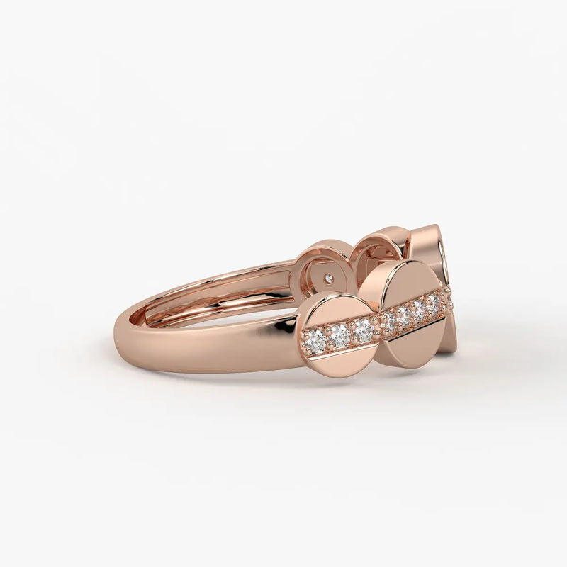 Elvara Glide Oval Spark Ring