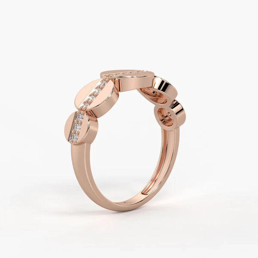 Elvara Glide Oval Spark Ring