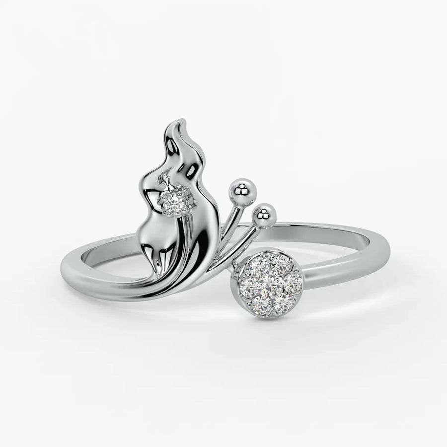 Bloom Accent Ladies Ring