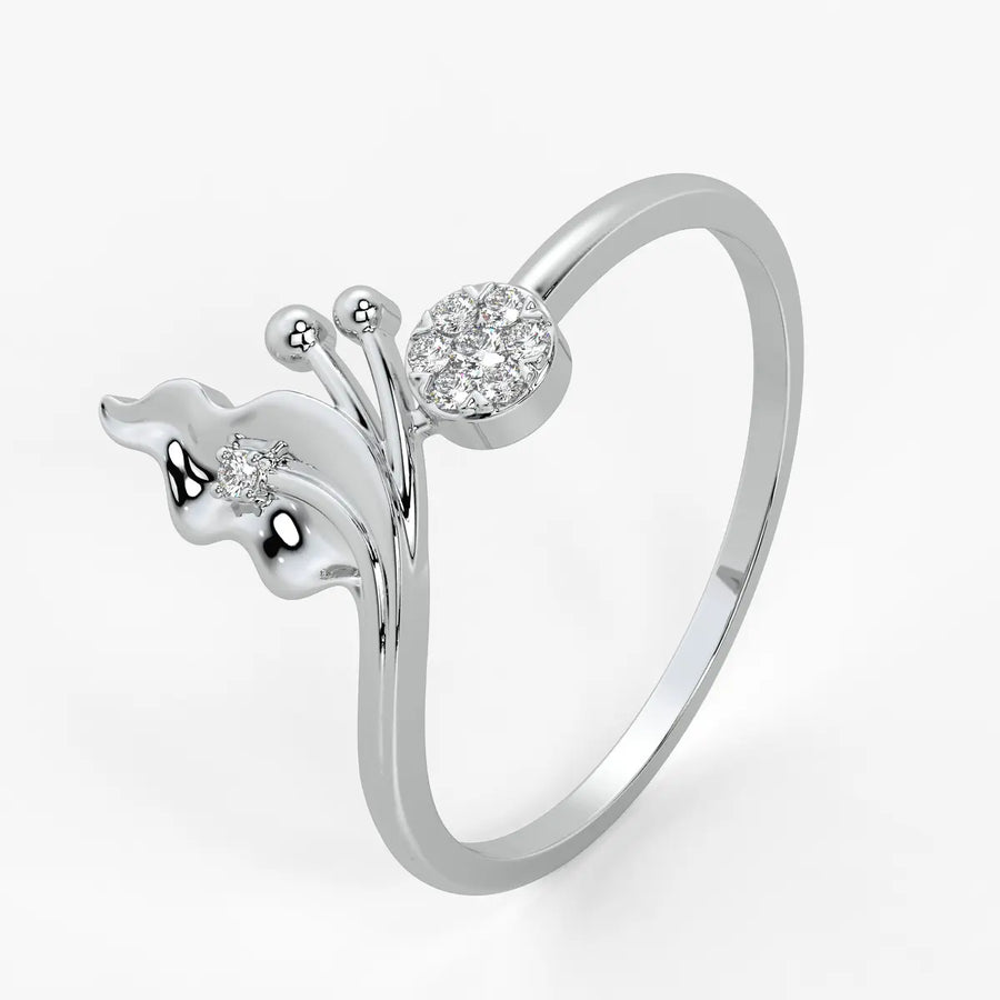 Bloom Accent Ladies Ring