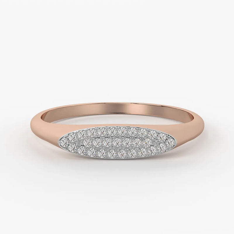 Marquise Bar Ladies Ring