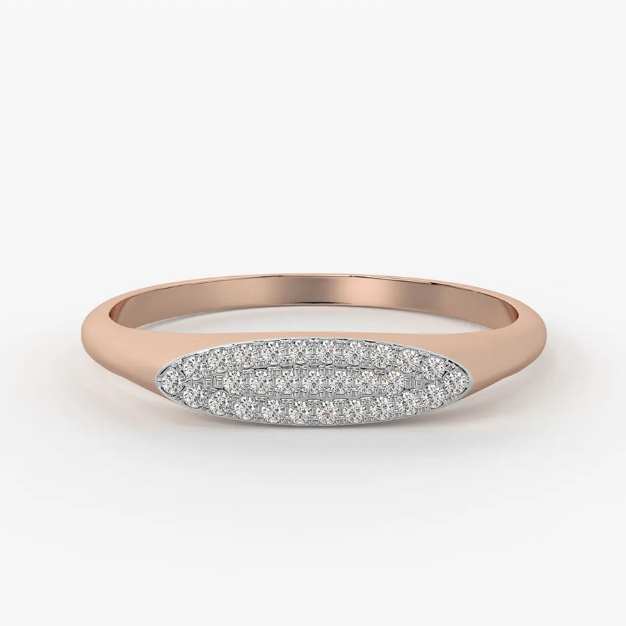 Marquise Bar Ladies Ring