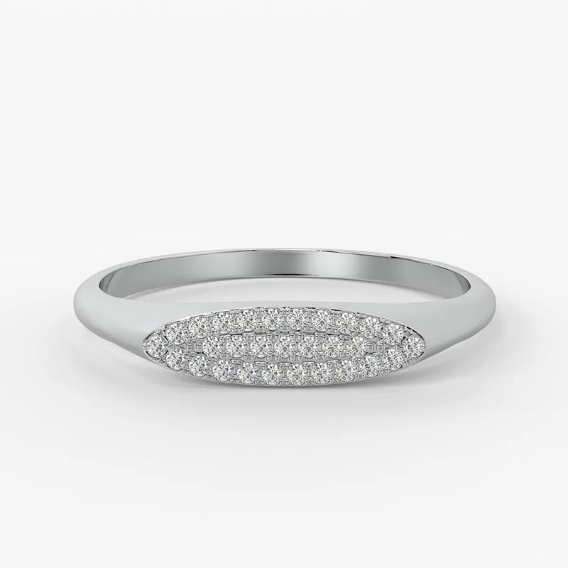 Marquise Bar Ladies Ring