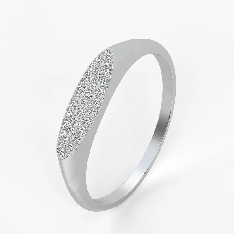 Marquise Bar Ladies Ring