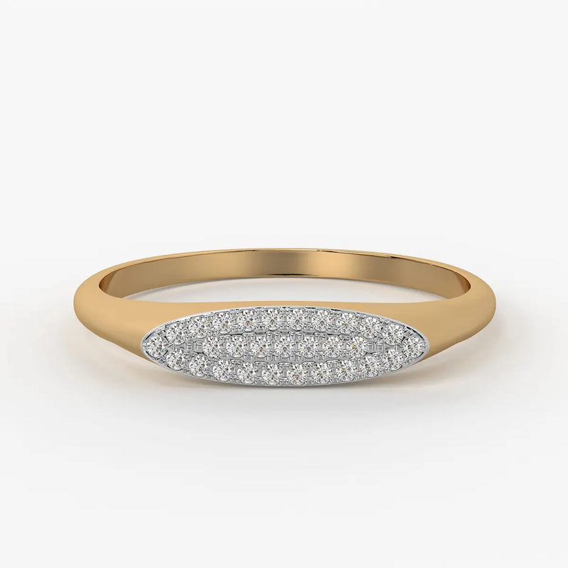 Marquise Bar Ladies Ring