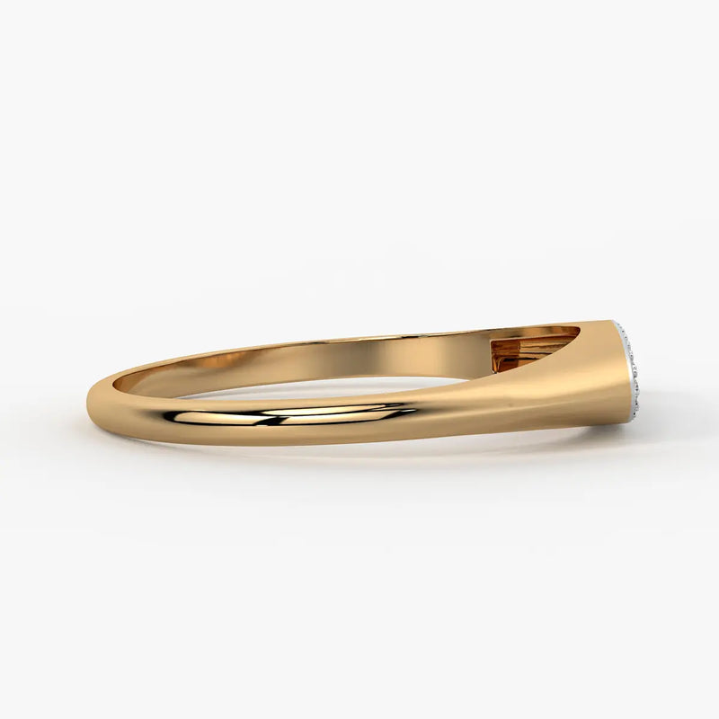 Marquise Bar Ladies Ring