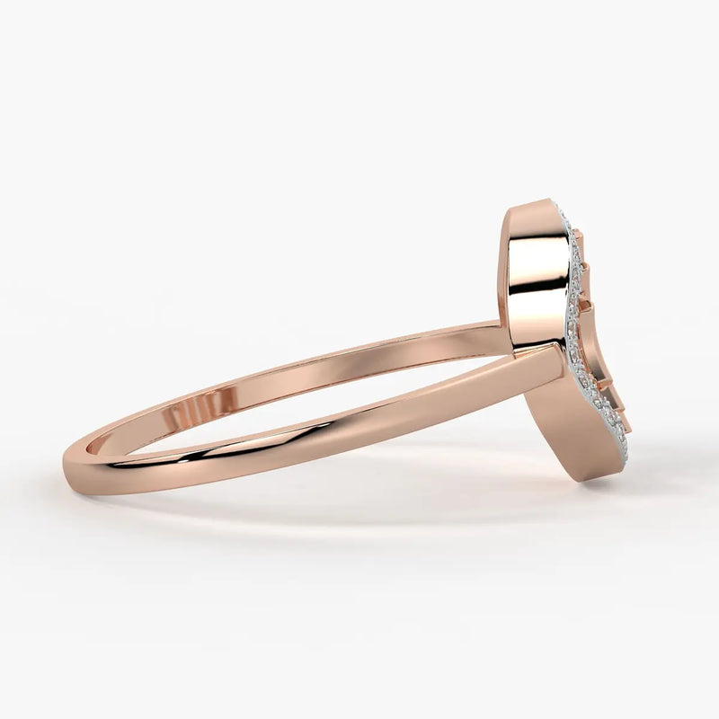 Circular Lattice Statement Ladies Ring