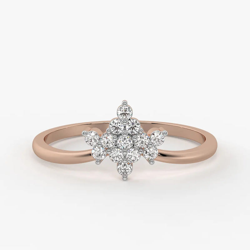 Starburst Cluster Ladies Ring