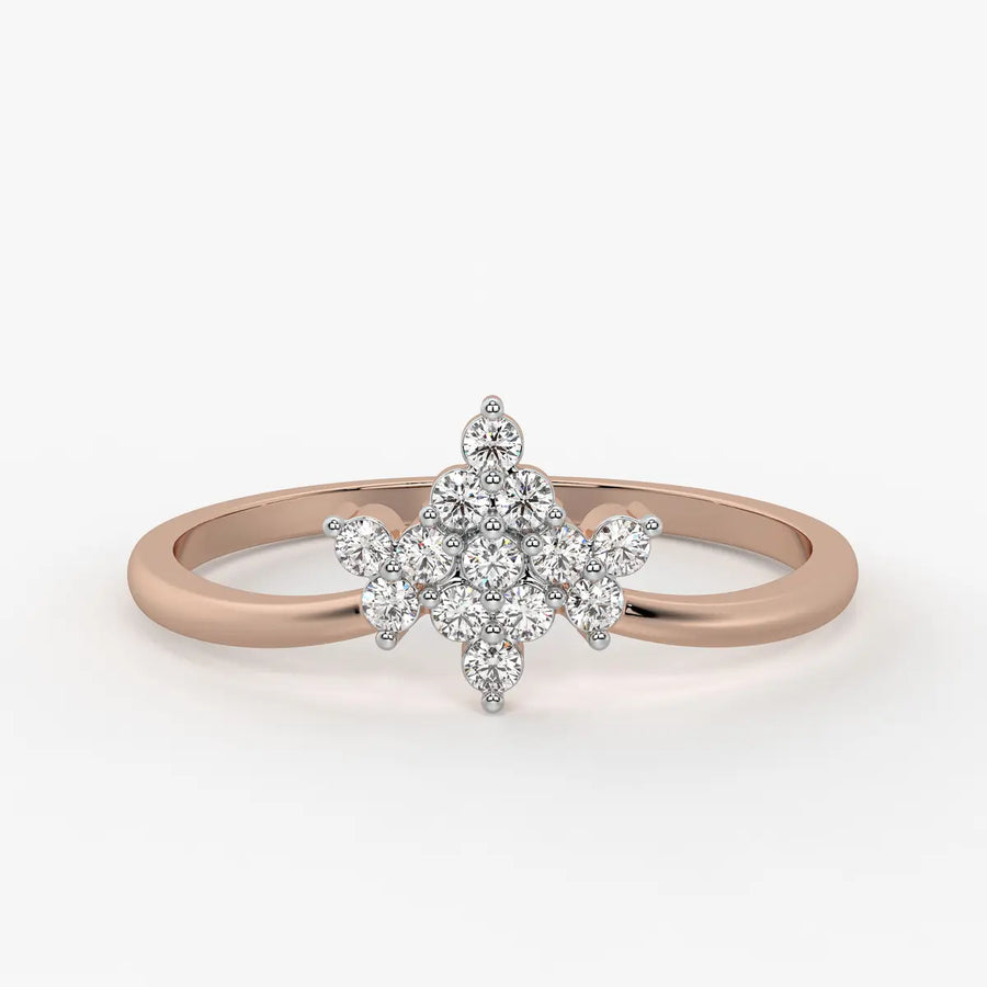 Starburst Cluster Ladies Ring