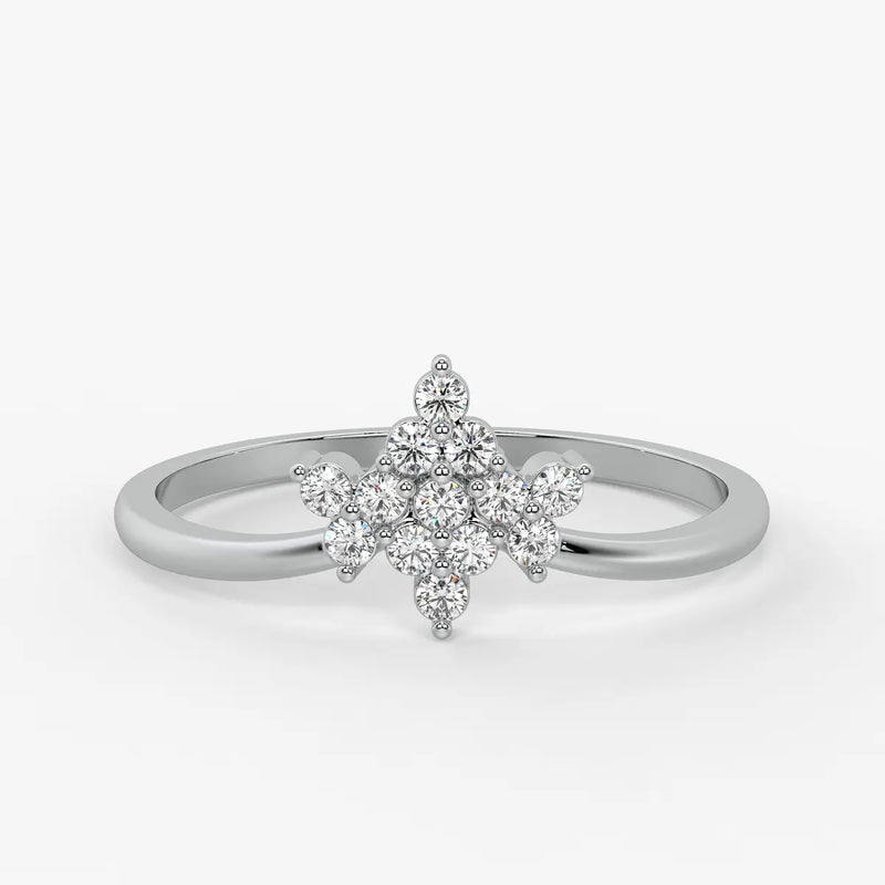 Starburst Cluster Ladies Ring