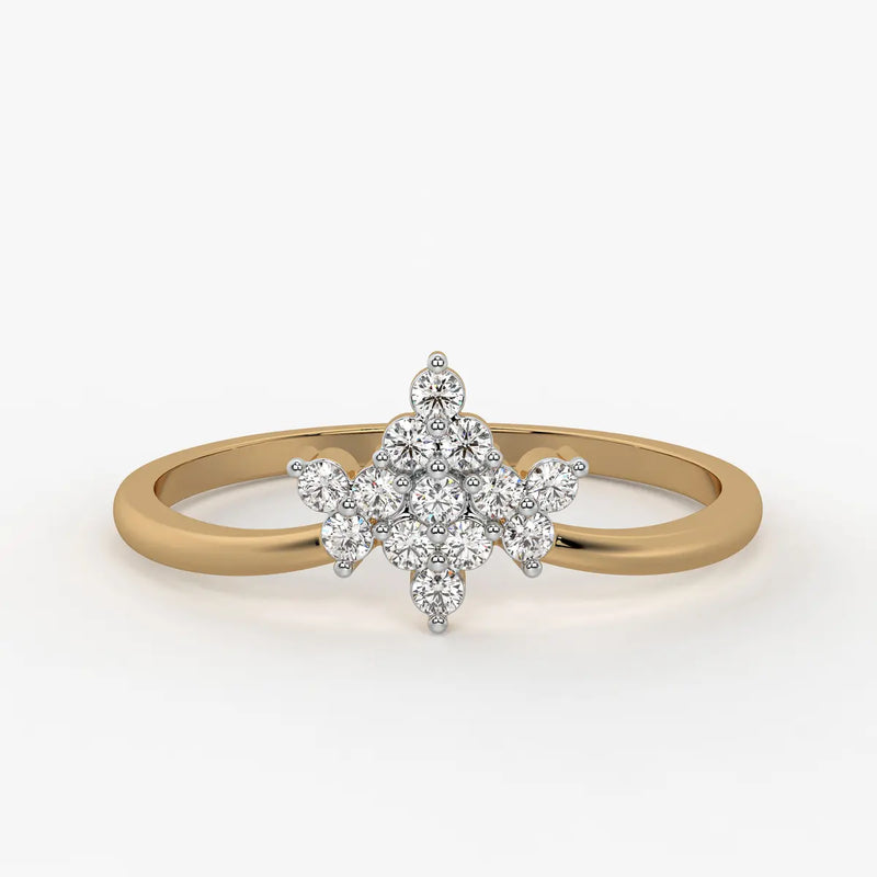 Starburst Cluster Ladies Ring