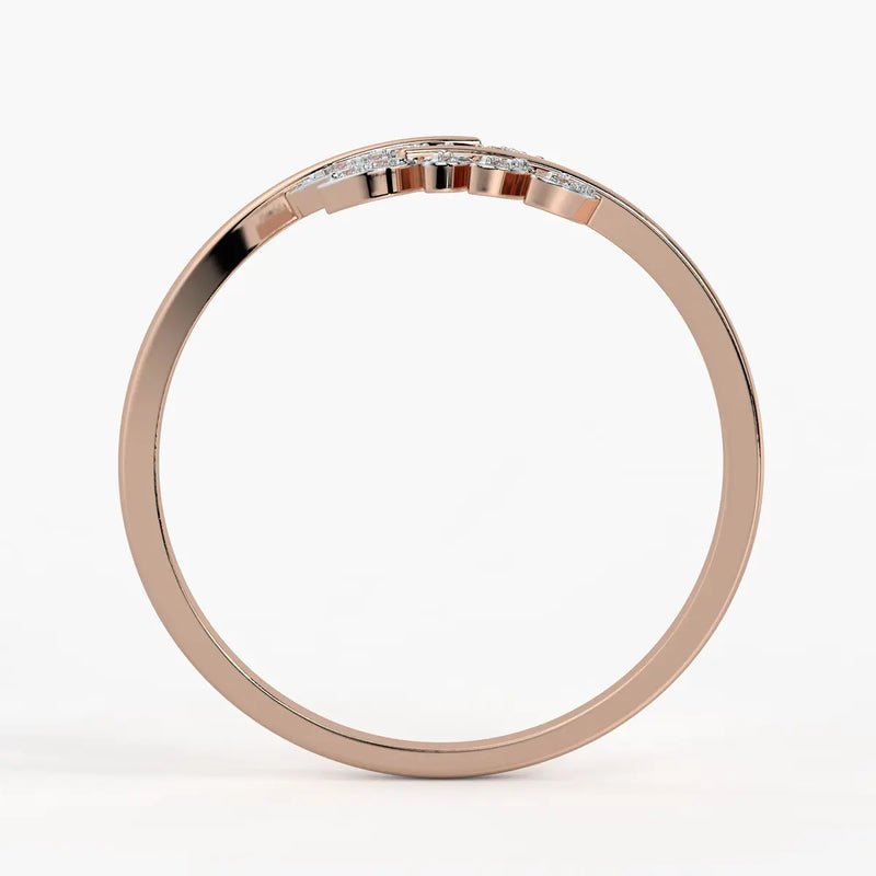 Twin Leaf Open Ladies Ring