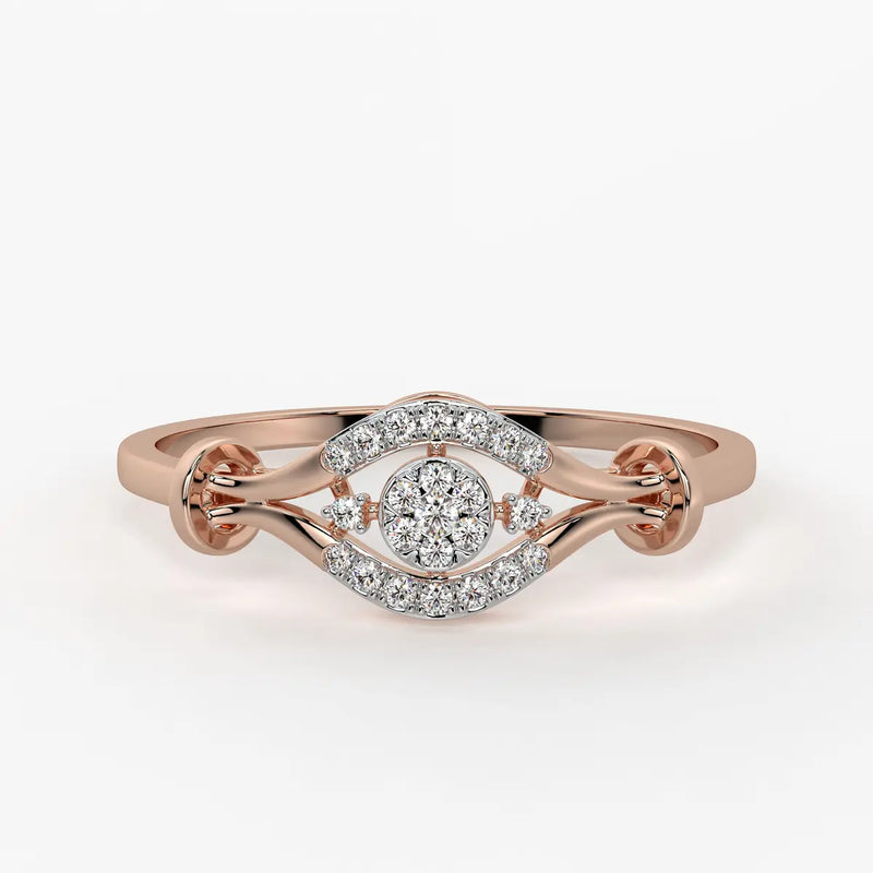 Oval Halo Classic Ladies Ring