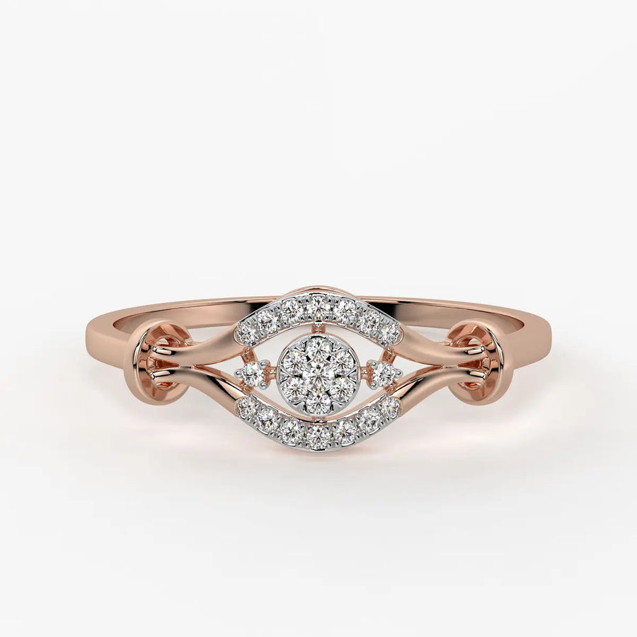 Oval Halo Classic Ladies Ring