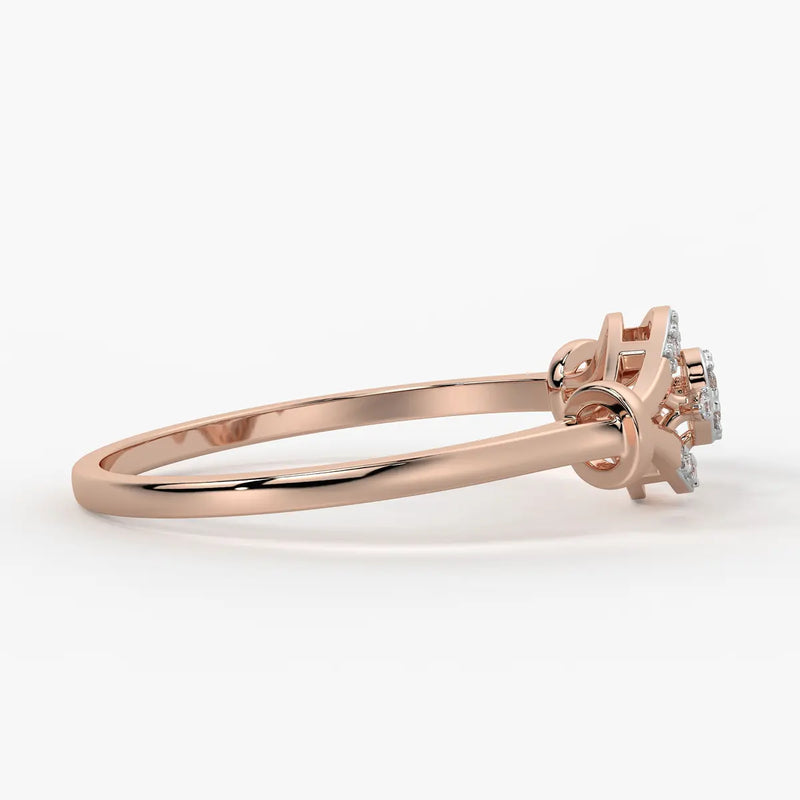 Oval Halo Classic Ladies Ring