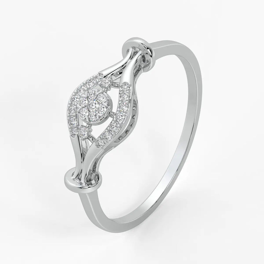 Oval Halo Classic Ladies Ring