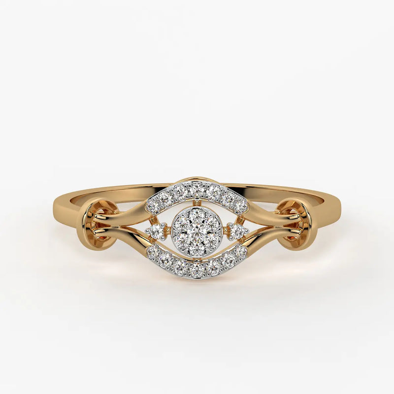 Oval Halo Classic Ladies Ring