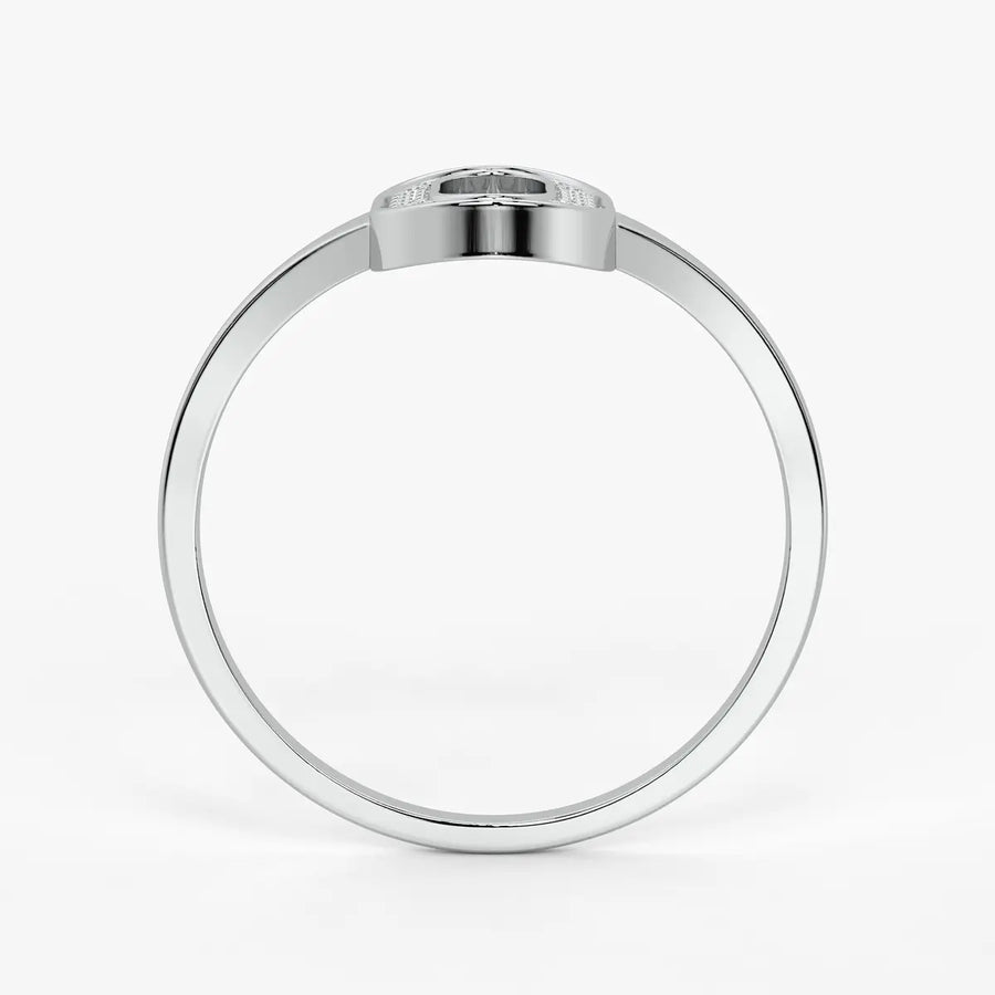 Oval Halo Ladies Ring