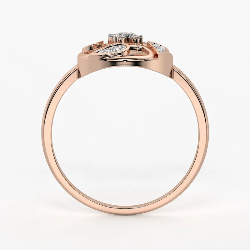 Floral Filigree Ladies Ring