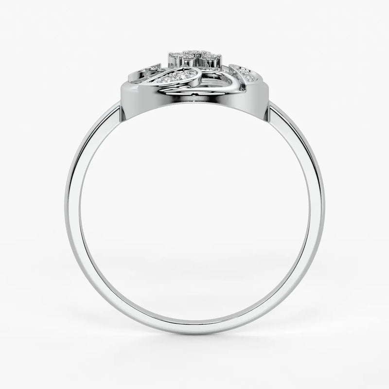 Floral Filigree Ladies Ring
