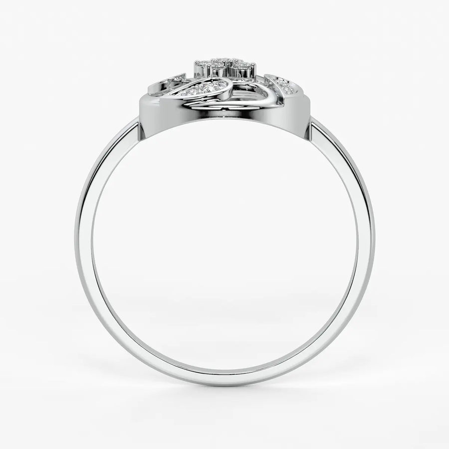 Floral Filigree Ladies Ring