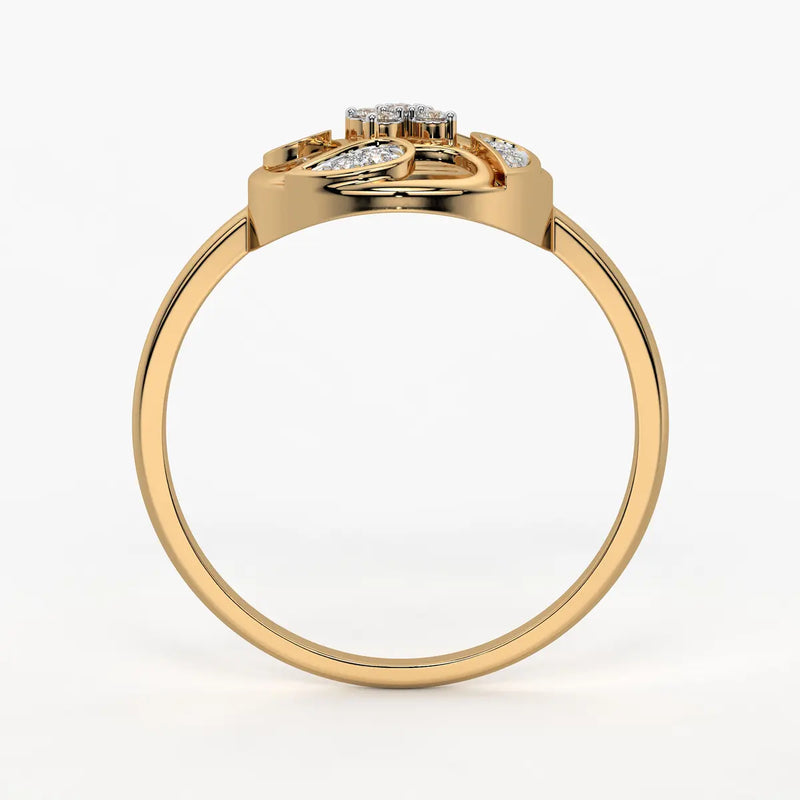 Floral Filigree Ladies Ring