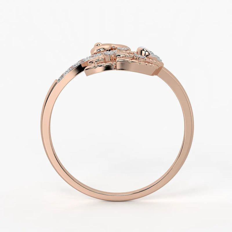 Swan Charm Ladies Ring