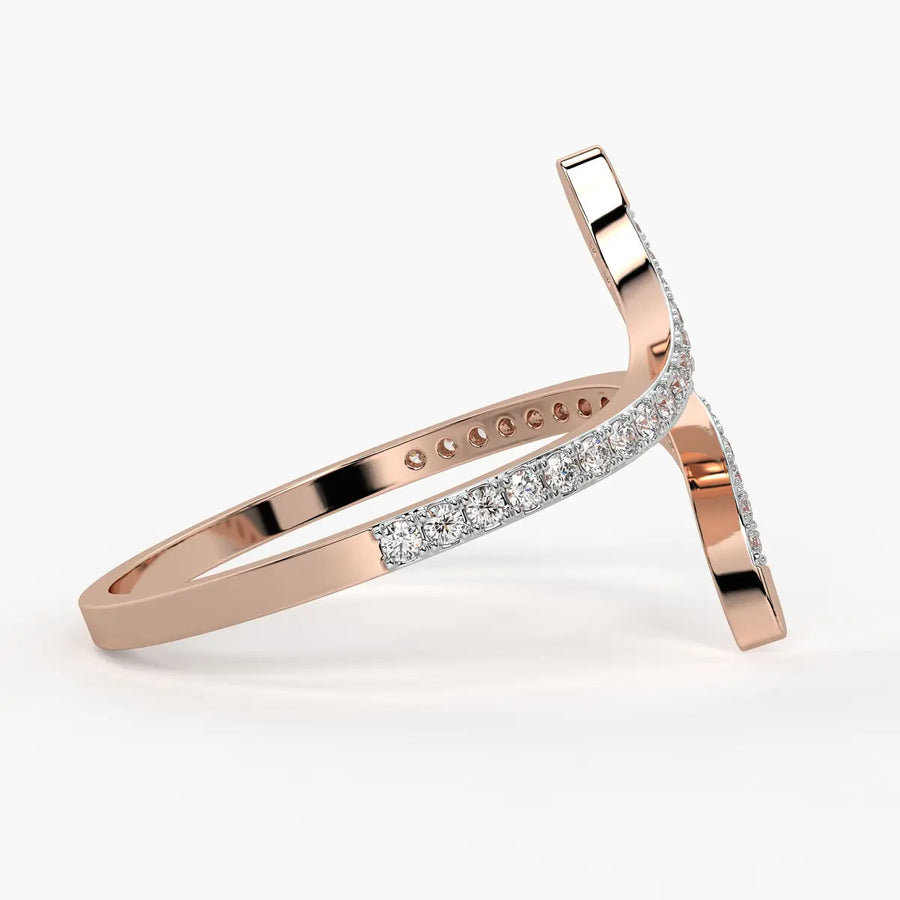Twin Curve Ladies Ring