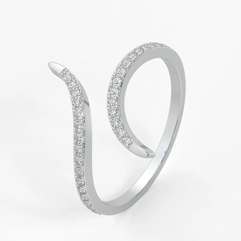 Twin Curve Ladies Ring