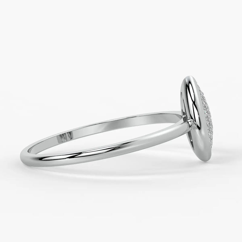 Teardrop Cluster Ladies Ring