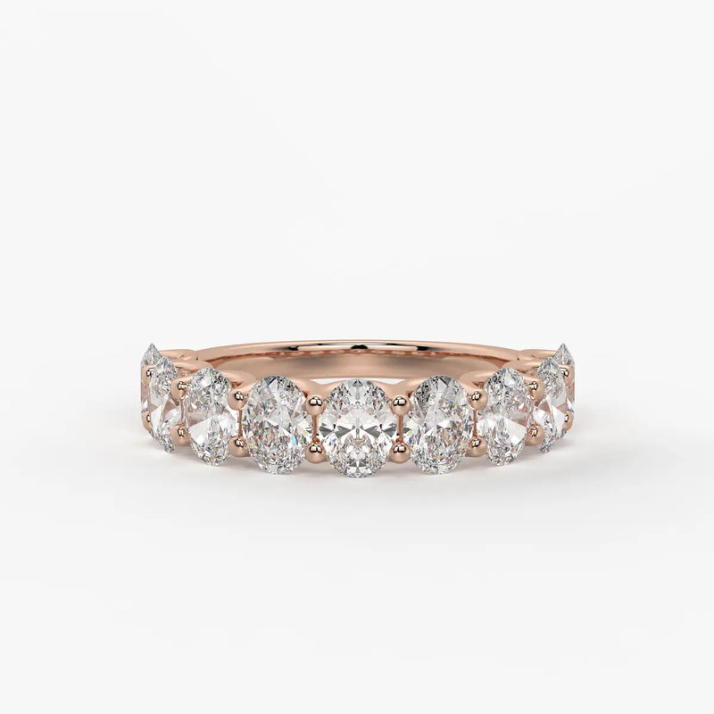 Ovelique Oval Diamond Eternity Band