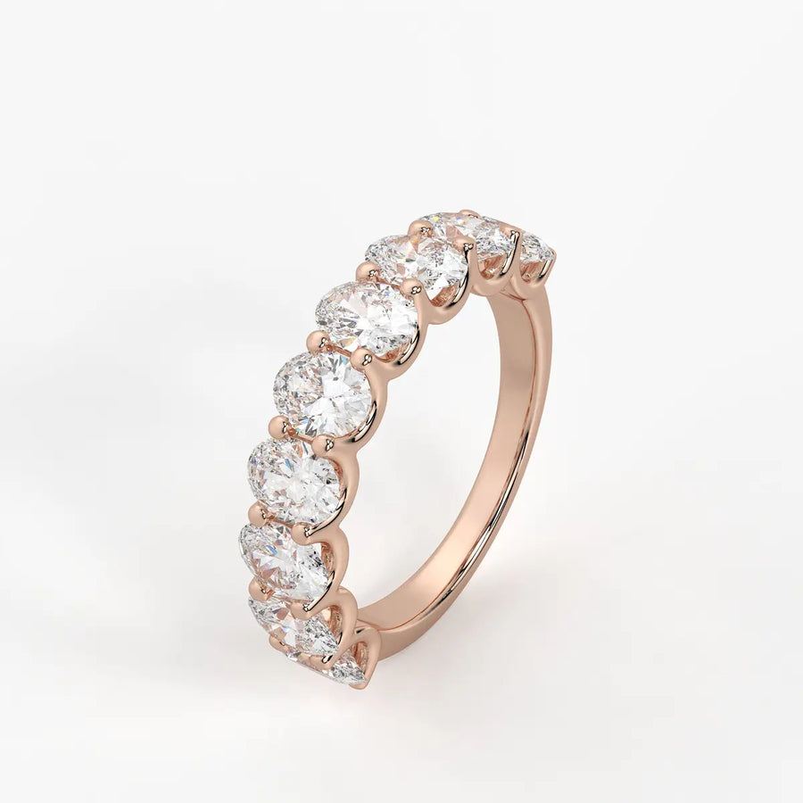 Ovelique Oval Diamond Eternity Band