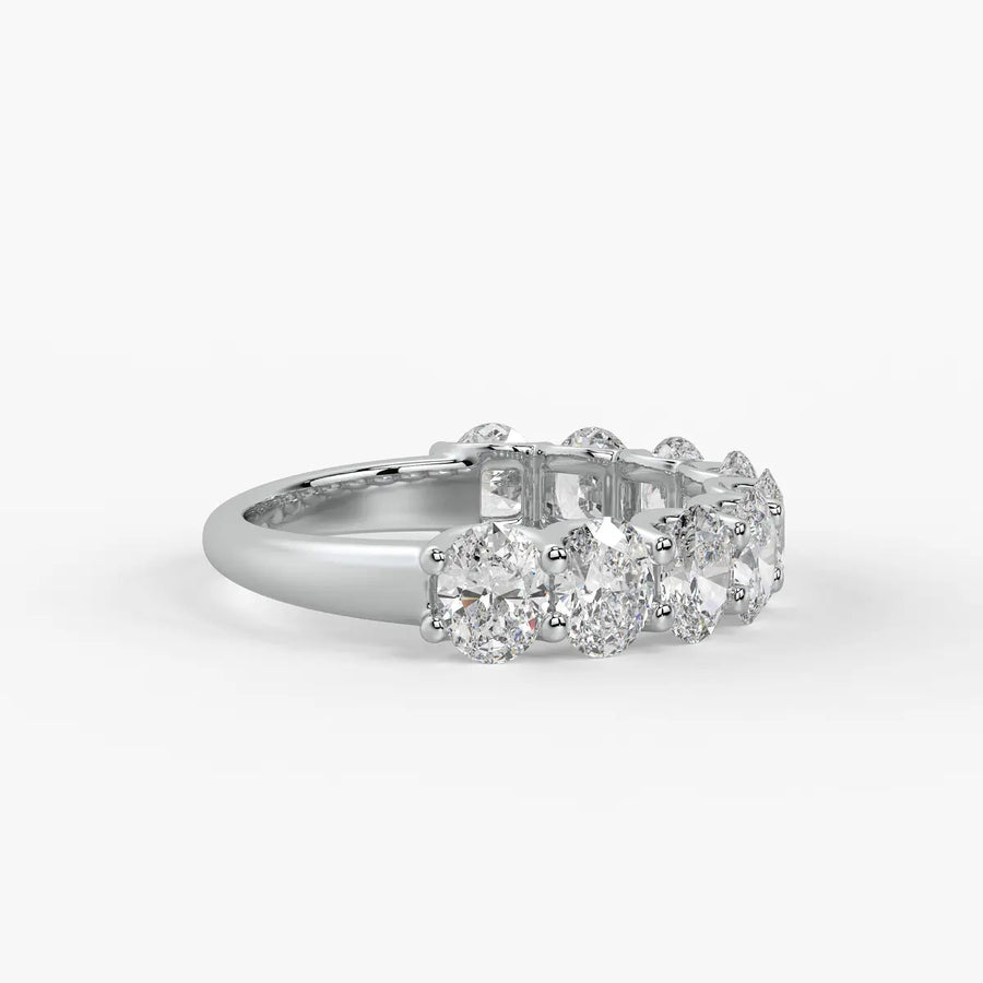 Ovelique Oval Diamond Eternity Band