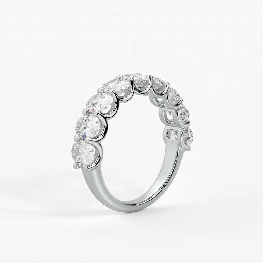 Ovelique Oval Diamond Eternity Band