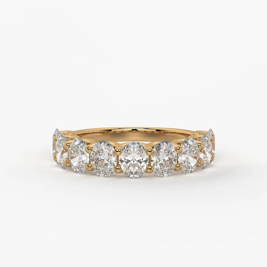 Ovelique Oval Diamond Eternity Band