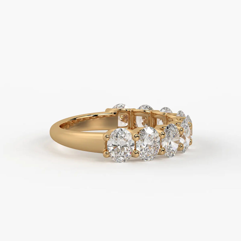 Ovelique Oval Diamond Eternity Band