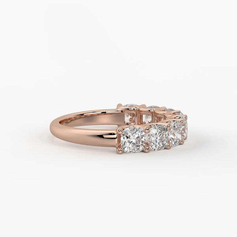 Velcera Cushion Diamond Eternity Band