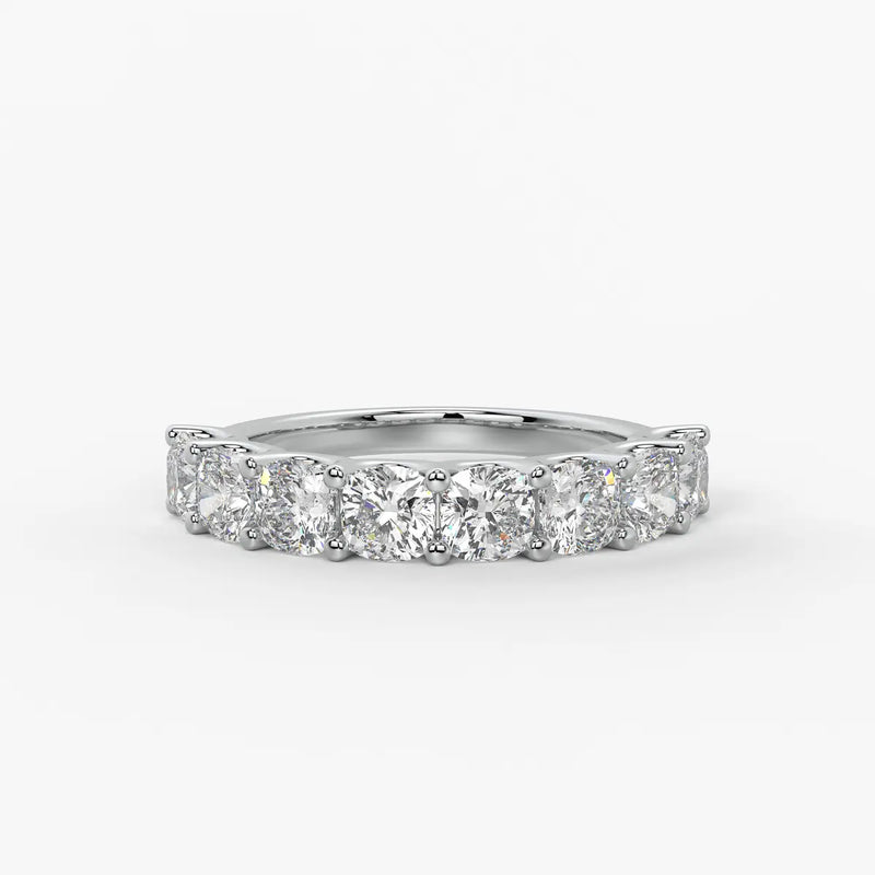 Velcera Cushion Diamond Eternity Band