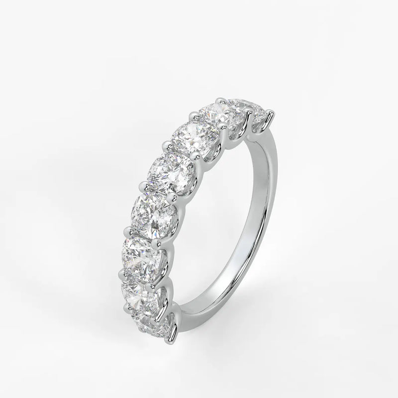 Velcera Cushion Diamond Eternity Band