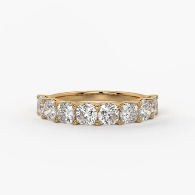 Velcera Cushion Diamond Eternity Band