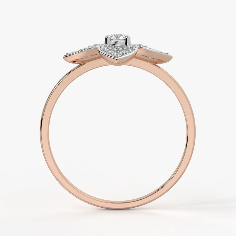 Bloom Petal Cluster Ladies Ring