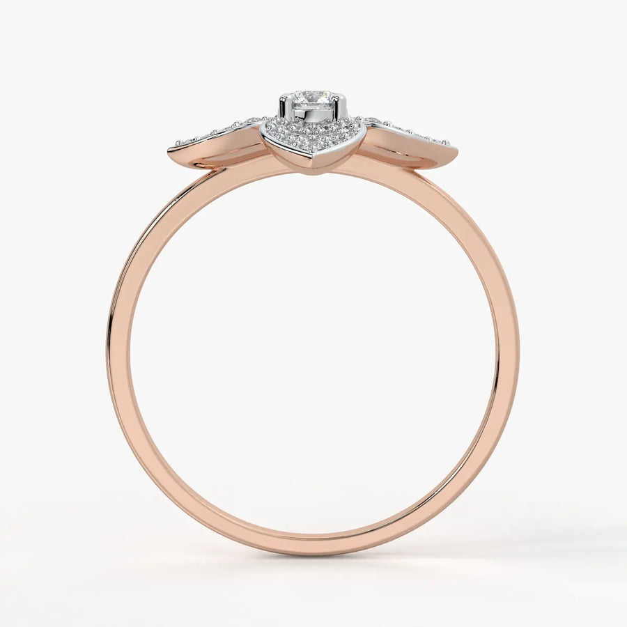 Bloom Petal Cluster Ladies Ring