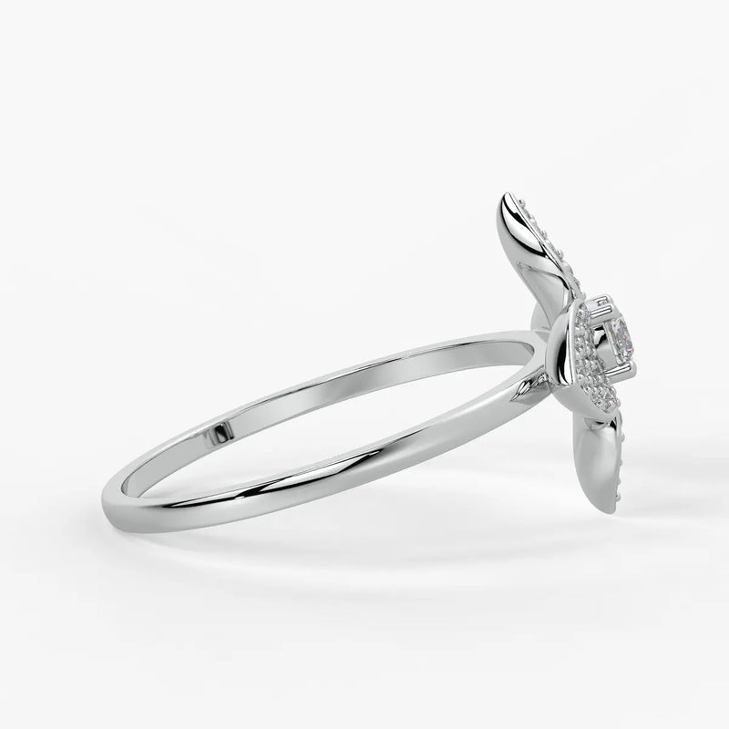 Bloom Petal Cluster Ladies Ring