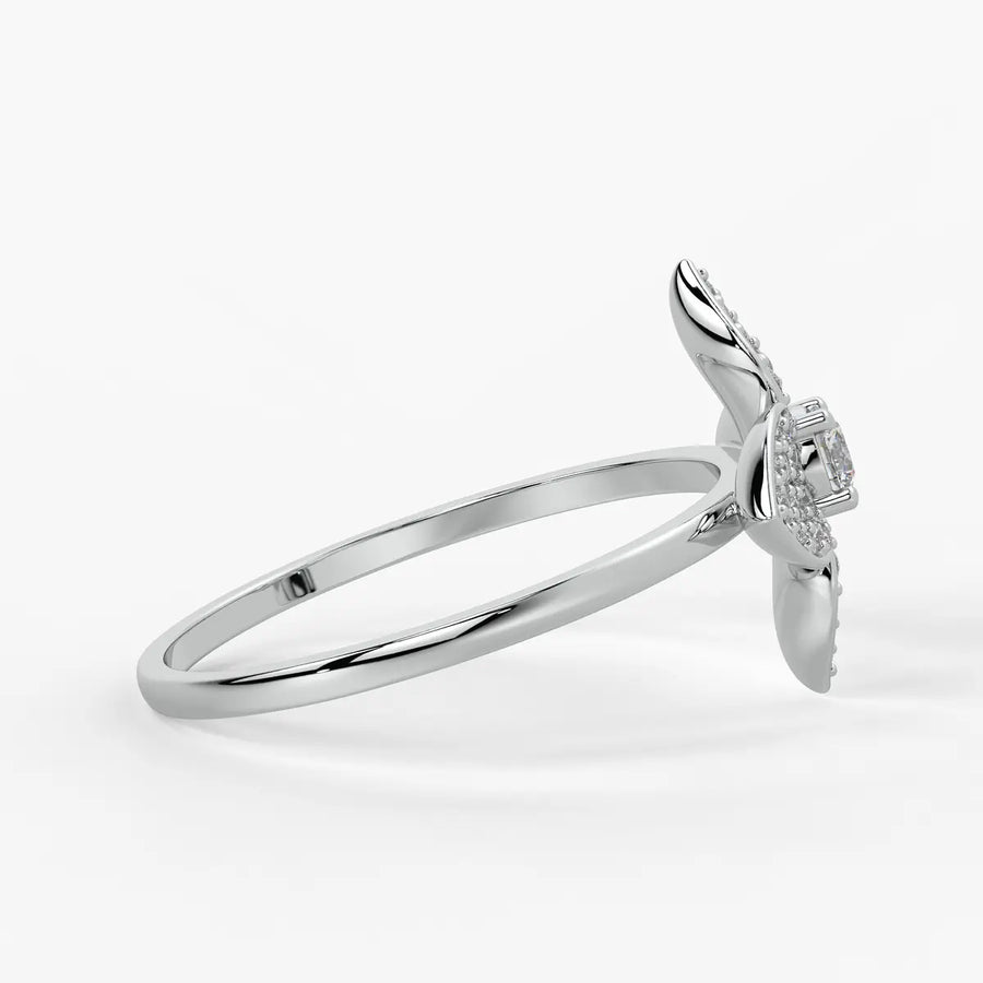Bloom Petal Cluster Ladies Ring