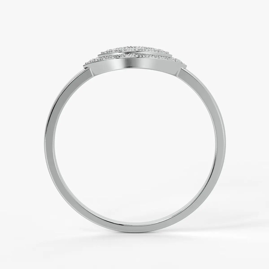 Marquise Halo Openwork Ladies Ring