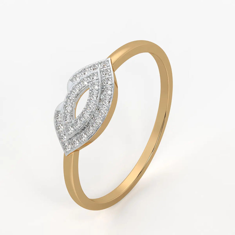 Marquise Halo Openwork Ladies Ring
