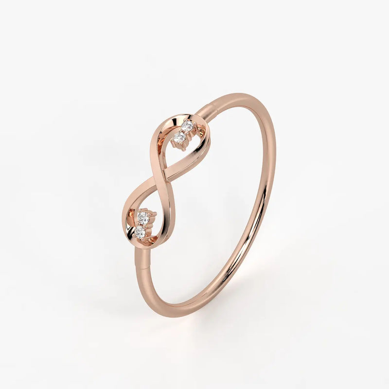 Infinity Loop Open Ladies Ring
