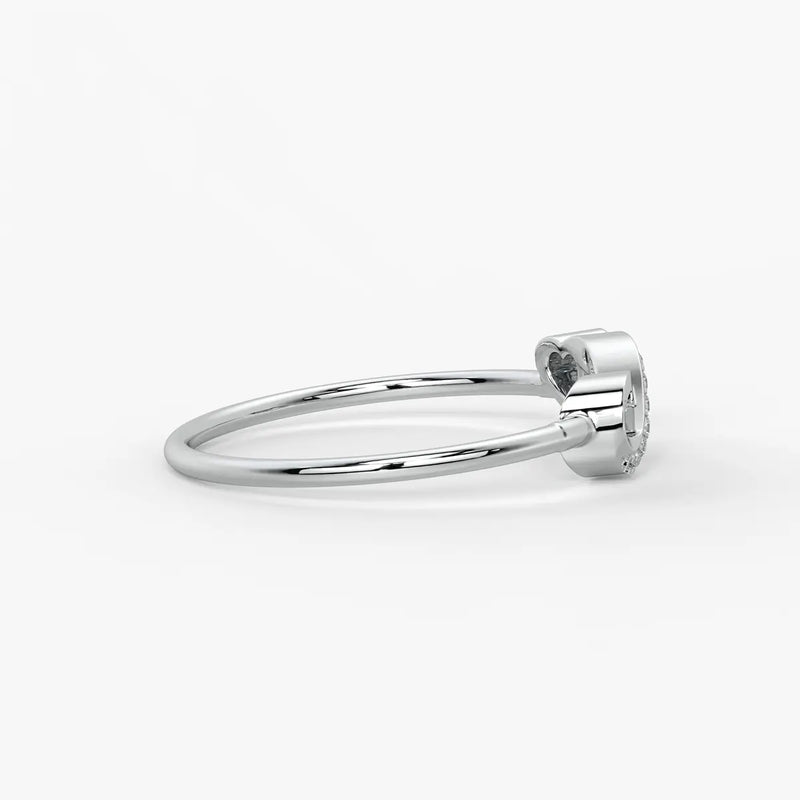 Heart Infinity Open Ladies Ring